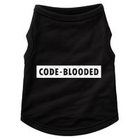 Funny Code Blooded Software Engineer Programmer Doggie Tank