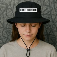 Funny Code Blooded Software Engineer Programmer Legacy Cool Fit Booney Bucket Hat