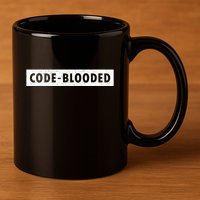 Funny Code Blooded Software Engineer Programmer 11oz C Handle Ceramic Mug