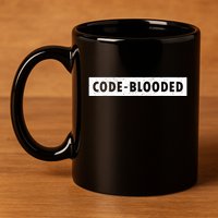 Funny Code Blooded Software Engineer Programmer 11oz C Handle Ceramic Mug