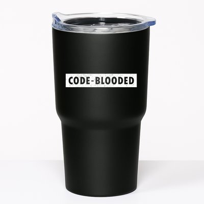 Funny Code Blooded Software Engineer Programmer Tumbler