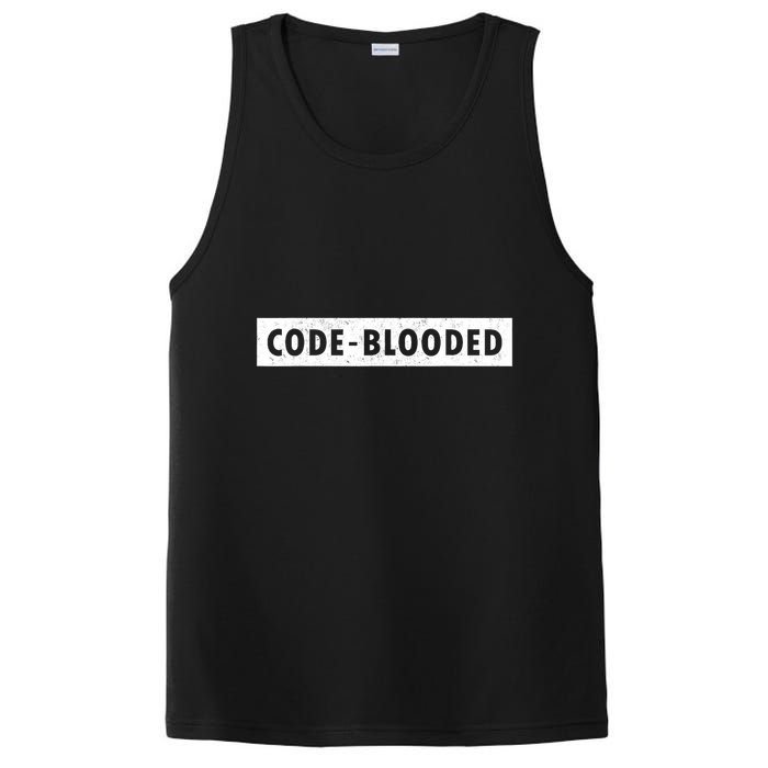 Funny Code Blooded Software Engineer Programmer PosiCharge Competitor Tank