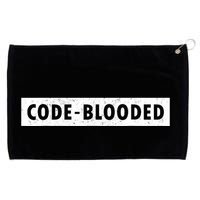 Funny Code Blooded Software Engineer Programmer Grommeted Golf Towel