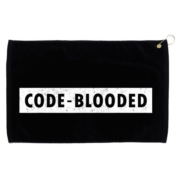 Funny Code Blooded Software Engineer Programmer Grommeted Golf Towel