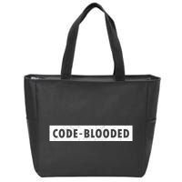 Funny Code Blooded Software Engineer Programmer Zip Tote Bag