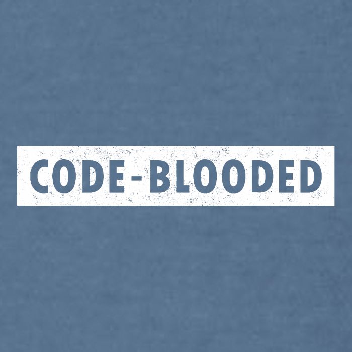Funny Code Blooded Software Engineer Programmer Garment-Dyed Sweatshirt