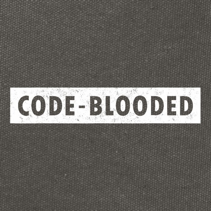 Funny Code Blooded Software Engineer Programmer Cotton Canvas Backpack