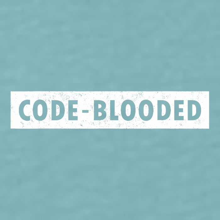 Funny Code Blooded Software Engineer Programmer Sueded Cloud Jersey T-Shirt