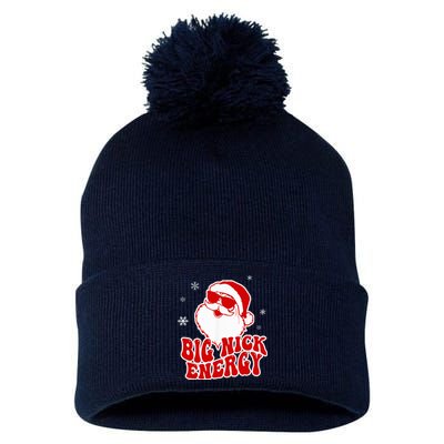 Funny Christmas Big Nick Energy Santa Naughty Adult Humor Pom Pom 12in Knit Beanie