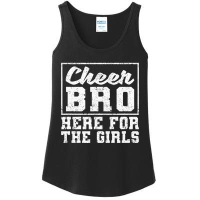 Funny Cheerleading Bros Cheer Bro Here For The Ladies Essential Tank