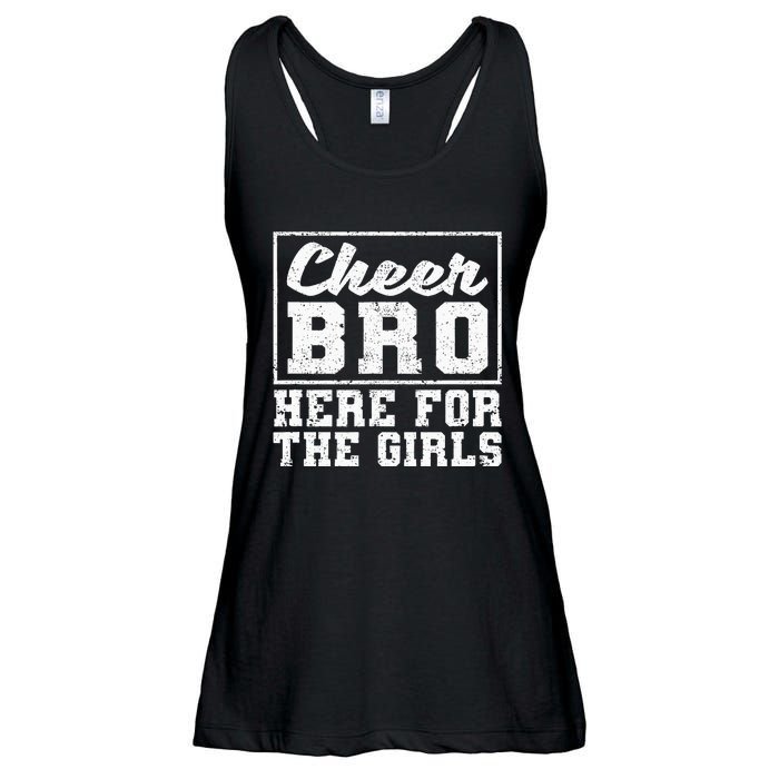 Funny Cheerleading Bros Cheer Bro Here For The Ladies Essential Flowy Tank