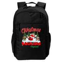 Funny Christmas Bowling Squad Dabbing Santa Elf Daily Commute Backpack