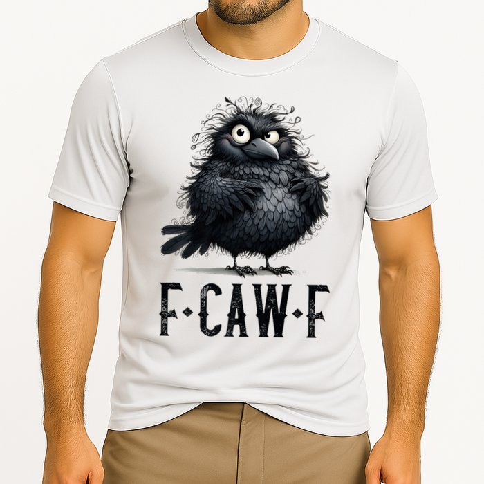 F-Caw-F  Crow  Bird Funny Crow F-Caw-F   Performance Shirt