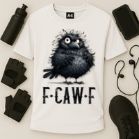 F-Caw-F  Crow  Bird Funny Crow F-Caw-F   Performance Shirt