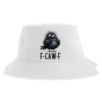 F-Caw-F  Crow  Bird Funny Crow F-Caw-F   Sustainable Bucket Hat