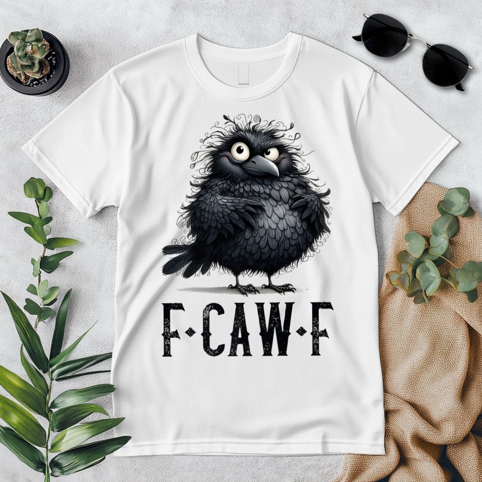 F-Caw-F  Crow  Bird Funny Crow F-Caw-F   Premium T-Shirt