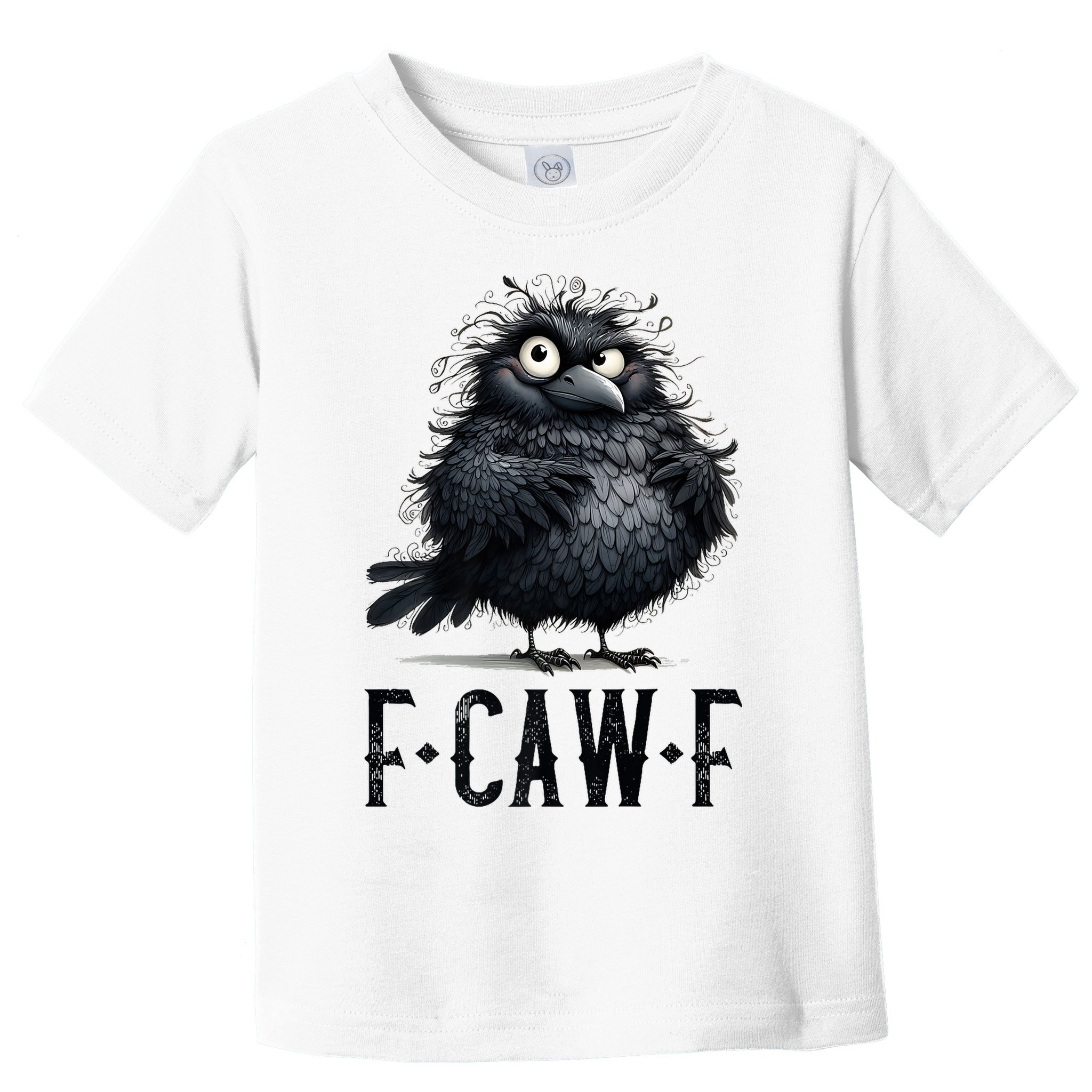 F-Caw-F  Crow  Bird Funny Crow F-Caw-F   Toddler T-Shirt