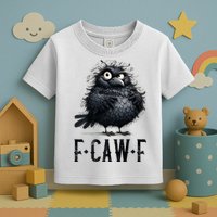 F-Caw-F  Crow  Bird Funny Crow F-Caw-F   Toddler T-Shirt