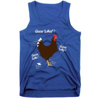 Funny Chicken Butt Guess Why? Farm Cool Gift Tank Top