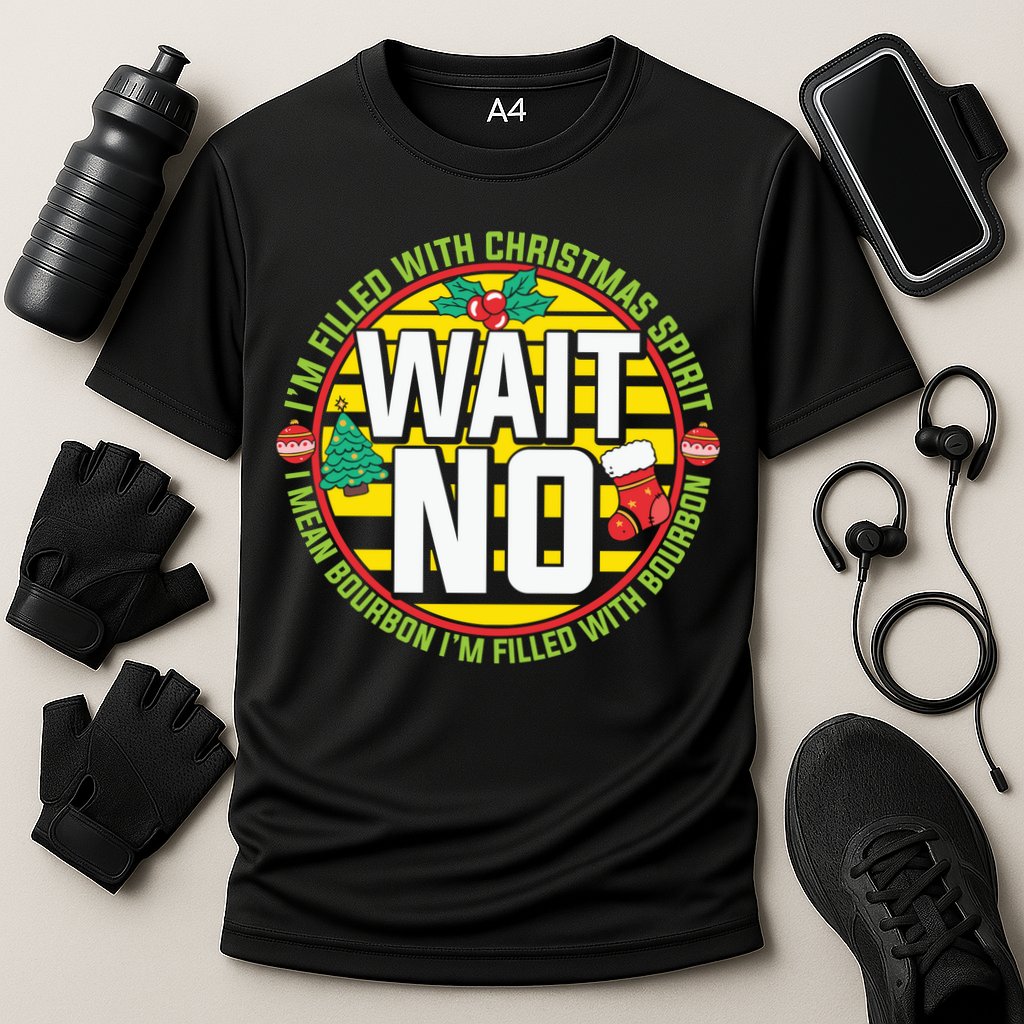 Funny Christmas Bourbon Performance Shirt
