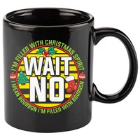 Funny Christmas Bourbon 11oz C Handle Ceramic Mug