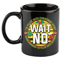 Funny Christmas Bourbon 11oz C Handle Ceramic Mug