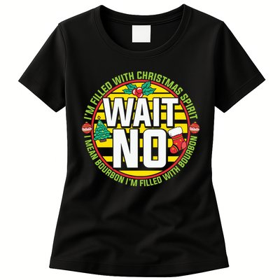Funny Christmas Bourbon Womens T-Shirt