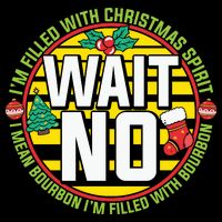 Funny Christmas Bourbon Zip Tote Bag