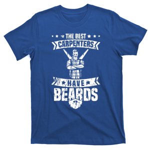 Funny Carpenter Beard Gift Woodworker Carpentry Crafts Gift T-Shirt