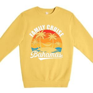 Family Cruise Bahamas 2024 Summer Matching Vacation 2024 Premium Crewneck Sweatshirt