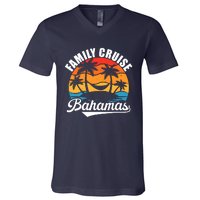 Family Cruise Bahamas 2024 Summer Matching Vacation 2024 V-Neck T-Shirt