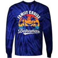 Family Cruise Bahamas 2024 Summer Matching Vacation 2024 Tie-Dye Long Sleeve Shirt