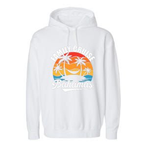 Family Cruise Bahamas 2024 Summer Matching Vacation 2024 Garment-Dyed Fleece Hoodie