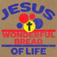 Funny Christian Bible Verse Jesus Is The Bread Of Life Cotton Canvas Backpack