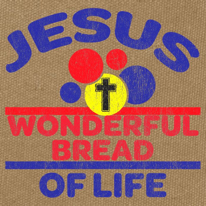 Funny Christian Bible Verse Jesus Is The Bread Of Life Cotton Canvas Backpack