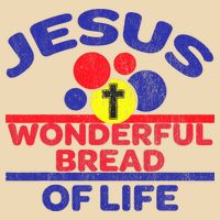 Funny Christian Bible Verse Jesus Is The Bread Of Life Drawstring Bag