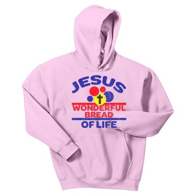 Funny Christian Bible Verse Jesus Is The Bread Of Life Kids Hoodie