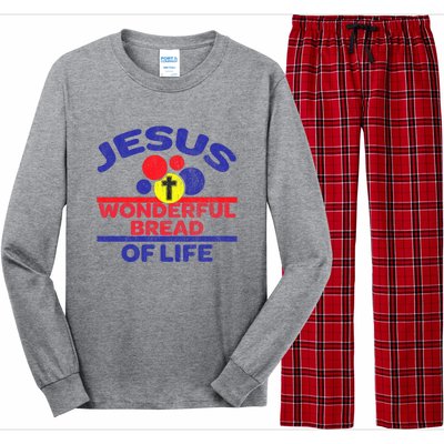 Funny Christian Bible Verse Jesus Is The Bread Of Life Long Sleeve Pajama Set