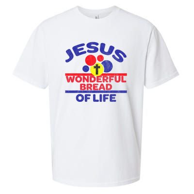 Funny Christian Bible Verse Jesus Is The Bread Of Life Sueded Cloud Jersey T-Shirt