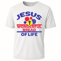 Funny Christian Bible Verse Jesus Is The Bread Of Life Cooling Performance Crew T-Shirt