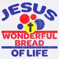 Funny Christian Bible Verse Jesus Is The Bread Of Life Cooling Performance Crew T-Shirt