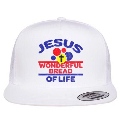 Funny Christian Bible Verse Jesus Is The Bread Of Life Flatbill Hat