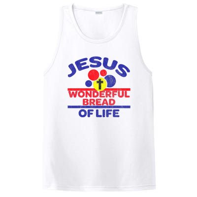 Funny Christian Bible Verse Jesus Is The Bread Of Life PosiCharge Competitor Tank