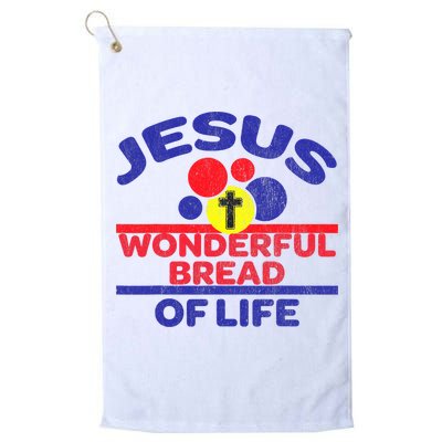 Funny Christian Bible Verse Jesus Is The Bread Of Life Golf Towel