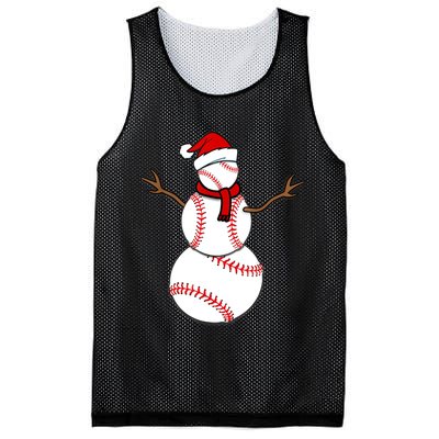 Funny Christmas Baseball Balls Santa Snowman TShirt TShirt Mesh Reversible Basketball Jersey Tank