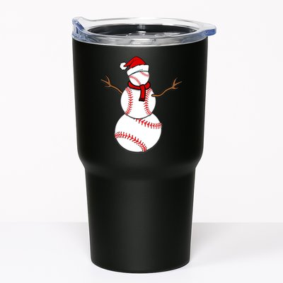 Funny Christmas Baseball Balls Santa Snowman TShirt TShirt Tumbler