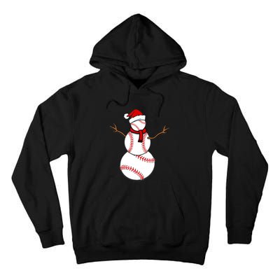 Funny Christmas Baseball Balls Santa Snowman TShirt TShirt Tall Hoodie