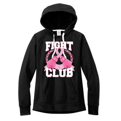 Fight Club Breast Cancer Awareness Warrior Women's Fleece Hoodie