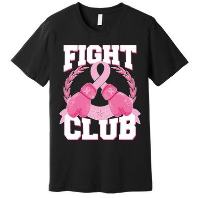 Fight Club Breast Cancer Awareness Warrior Premium T-Shirt