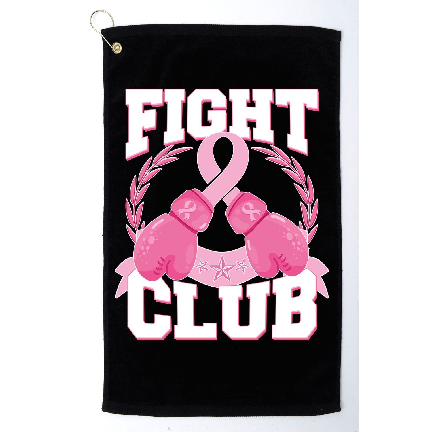 Fight Club Breast Cancer Awareness Warrior Golf Towel